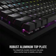   CORSAIR Vezetékes Billentyűzet Gaming, K70 CORE RGB, Mechanikus, MLX Red switch, 104 gombos, US, fekete