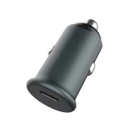   COLORWAY Autós töltő, CW-CHA028PD-GR, 1USB (Power Delivery Port USB Type-C (20W) szürke