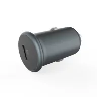  COLORWAY Autós töltő, CW-CHA028PD-GR, 1USB (Power Delivery Port USB Type-C (20W) szürke