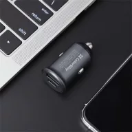   COLORWAY Autós töltő, CW-CHA029PD-GR, 2xUSB (Type-C PD20W + USB QC3.0 ) (38W) szürke