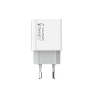   COLORWAY USB töltő adapter, Power Delivery Port USB Type-C 20W V2 fehér (CW-CHS026PD-WT)