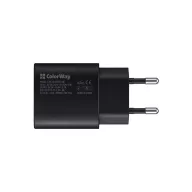   COLORWAY USB töltő adapter, Power Delivery Port PPS USB Type-C (25W)  fekete (CW-CHS033PD-BK)