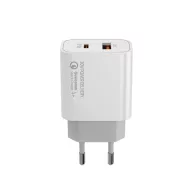   COLORWAY USB töltő adapter, Power Delivery Port PPS USB (Type-C PD + USB QC3.0) (30W) white (CW-CHS037PD-WT)
