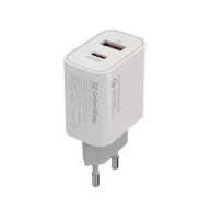   COLORWAY USB töltő adapter, Power Delivery Port PPS USB (Type-C PD + USB QC3.0) (30W) white (CW-CHS037PD-WT)