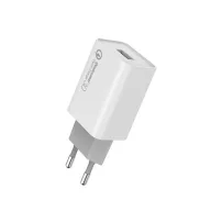   COLORWAY USB töltő adapter, 1USB Quick Charge 3.0 (18W) white (CW-CHS013Q-WT)