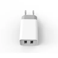   COLORWAY USB töltő adapter, 2USB AUTO ID 2.1A (10W) white (CW-CHS015-WT)