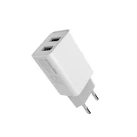   COLORWAY USB töltő adapter, 2USB AUTO ID 2.1A (10W) white (CW-CHS015-WT)