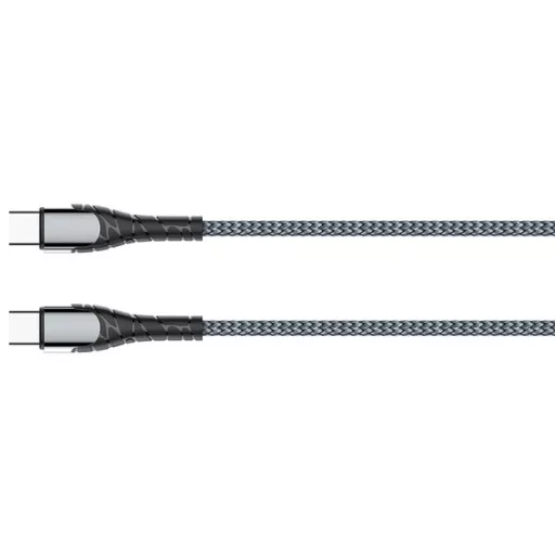 COLORWAY Kábel, Type-C - Type-C (PD Fast Charging 65W) 3.0A 2m gray (CW-CBPDCC039-GR)