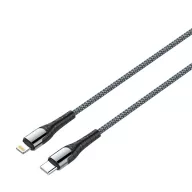   COLORWAY Kábel, Type-C - Apple Lightning (PD Fast Charging) 3.0A(30W) 1m szürke (CW-CBPDCL033-GR)