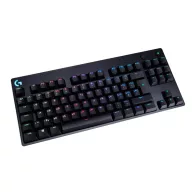   LOGITECH Billentyűzet - G Pro Lightspeed RGB Mechanikus Gaming Vezetékes TKL HUN, Fekete (Gravírozott)