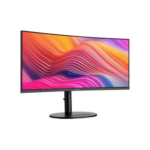 MSI Monitor Business Modern MD342CQP Ívelt 34" QHD, 3440x1440, 100Hz VA 21:9, 3000:1 CR, 300cd/m2, 4 ms, HDMI, DP, Black
