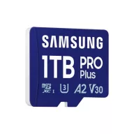   SAMSUNG Memóriakártya, PRO Plus microSDXC kártya 1TB, CLASS 10, UHS-I, U3, V30, A2, + Adapter, R180/W130
