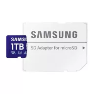   SAMSUNG Memóriakártya, PRO Plus microSDXC kártya 1TB, CLASS 10, UHS-I, U3, V30, A2, + Adapter, R180/W130