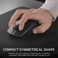   CORSAIR Vezeték Nélküli Egér Gaming, M55 Lightwight, 6 programozható gomb, Ultra-könnyű, 16000dpi, fekete