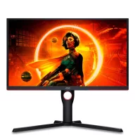   AOC Gaming 240Hz monitor 24.5" 25G3ZM/BK, 1920x1080, 16:9, 300cd/m2, 1ms, 2xHDMI/DisplayPort, áll. mag, pivot