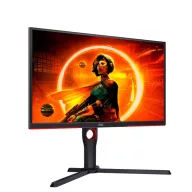   AOC Gaming 240Hz monitor 24.5" 25G3ZM/BK, 1920x1080, 16:9, 300cd/m2, 1ms, 2xHDMI/DisplayPort, áll. mag, pivot