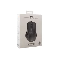   WHITE SHARK ECTOR-B GM-5016B RGB gamer egér, 12.200 dpi, 7 gombos fekete