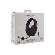   WHITE SHARK BUTTERFLY-B, GH-2442B, vezeték nélküli gamer fejhallgató, fekete