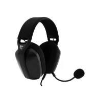   WHITE SHARK SPARROW-B, GH-2443B, gamer fejhallgató, fekete, (3.5 Jack 4 pin.)