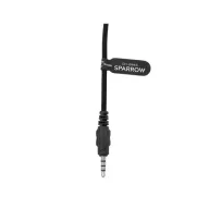   WHITE SHARK SPARROW-B, GH-2443B, gamer fejhallgató, fekete, (3.5 Jack 4 pin.)