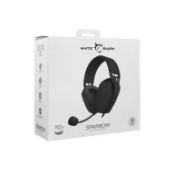   WHITE SHARK SPARROW-B, GH-2443B, gamer fejhallgató, fekete, (3.5 Jack 4 pin.)