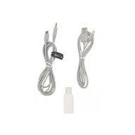   WHITE SHARK FALCON-W, GH-2441W, vezeték nélküli gamer fejhallgató, fehér