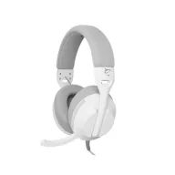   WHITE SHARK PARROT-W/G, GH-2440W/G, gamer fejhallgató, fehér/szürke