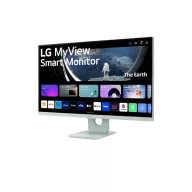   LG Smart IPS monitor 31.5" 32SR50F-W, 1920x1080, 16:9, 250cd/m2, 5ms, 2xHDMI/2xUSB/Bluetooth/AirPlay, hangszóró