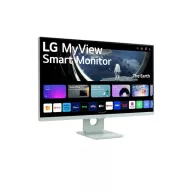   LG Smart IPS monitor 31.5" 32SR50F-W, 1920x1080, 16:9, 250cd/m2, 5ms, 2xHDMI/2xUSB/Bluetooth/AirPlay, hangszóró