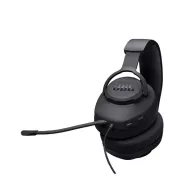   JBL Quantum 100M2 (Vezetékes, gaming fejhallgató mikrofonnal), Fekete