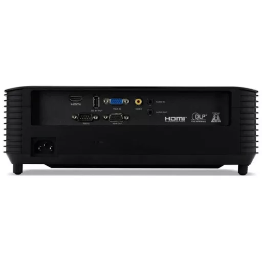 ACER DLP Projektor X139, WXGA (1280x800), 16:10, 5200Lm, 20000/1, HDMI, VGA, fekete