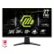 MSI Monitor GAMING MAG 275F 27" FHD 1920x1080, Rapid IPS 180Hz, 16:9, 1000:1, 0,5ms, 2x HDMI, DP, Black
