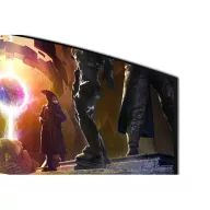   SAMSUNG Ívelt Gaming OLED monitor 34" G85SD, 3440x1440, 21:9, 250cd/m2, 0.03ms, DP/HDMI/WiFi/BT, hangszóró, távirányító