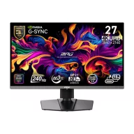   MSI Monitor GAMING MPG 272URX QD-OLED 26,5" UHD 3840x2160, 240Hz, 150000:1 CR, 250cd/m2, 0,03ms, 2x HDMI, DP, USB-C