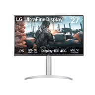   LG IPS monitor 27" 27UP650K, 3840x2160, 16:9, 400cd/m2, 5ms, HDMIx2/DisplayPort, Pivot