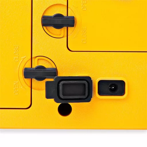 Nedis RDFM3100YW munka rádió, FM, bluetooth, rezgéscsillapítás, 15W, 20 FM állomás, 3,5 mm audióbemenet