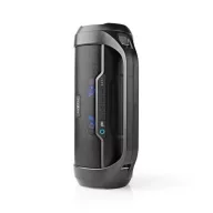   Nedis SPBB310BK akkumulátoros party boombox, 120W, Bluetooth, 10 m hatótávolság, USB, microSD , 6 óra vez nélkül