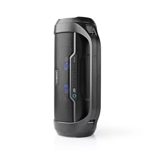 Nedis SPBB310BK akkumulátoros party boombox, 120W, Bluetooth, 10 m hatótávolság, USB, microSD , 6 óra vez nélkül