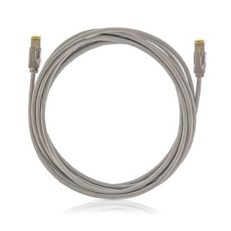   KELINE Kábel Patch STP CAT.6 0.5m, LSOH halogénmentes, Szürke