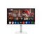 MSI Monitor Business Modern MD272UPSW 27" UHD, 3840x2160, 60Hz, IPS, 4ms, HDMI, DP, USB-C, Pivot, White - SMART