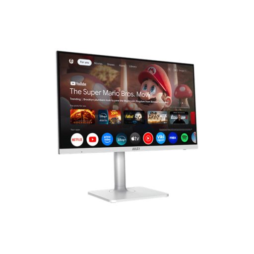 MSI Monitor Business Modern MD272UPSW 27" UHD, 3840x2160, 60Hz, IPS, 4ms, HDMI, DP, USB-C, Pivot, White - SMART