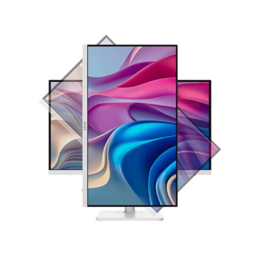 MSI Monitor Business Modern MD272UPHW 27" UHD, 3840x2160, 60Hz, IPS, 4ms, HDMI, DP, USB-C, Pivot, Docking, White