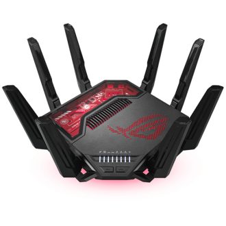   ASUS Wireless Router Tri Band BE19000 2xWAN(1x10Gbps,1x2.5Gbps) + 5xLAN(1x10Gbps,3x2.5Gbps,1x1Gbps) + 2xUSB, GT-BE19000