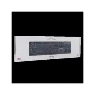   WHITE SHARK  TACHI-B/US WS GK-003141B-US vezetékes membrán gamer billentyűzet, 104 gomb fekete (angol)