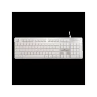   WHITE SHARK  TACHI-W/US WS GK-003241W-US vezetékes membrán gamer billentyűzet, 104 gomb fehér (angol)