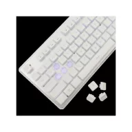   WHITE SHARK  TACHI-W/US WS GK-003241W-US vezetékes membrán gamer billentyűzet, 104 gomb fehér (angol)