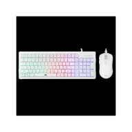   BARACUDA BGC-011W ORCA-W gamer combo fehér billentyűzet (memb. ang.) + egér