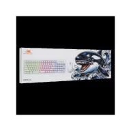   BARACUDA BGC-011W ORCA-W gamer combo fehér billentyűzet (memb. ang.) + egér