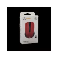 SBOX WM-109R Vezeték nélküli egér 1000 DPI 3D piros
