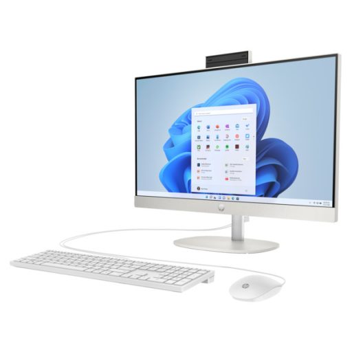 HP AIO 24-cr0008nn 23.8" FHD AG IPS, Core i3-N300 2.4GHz, 8GB, 512GB SSD, Win 11, fehér